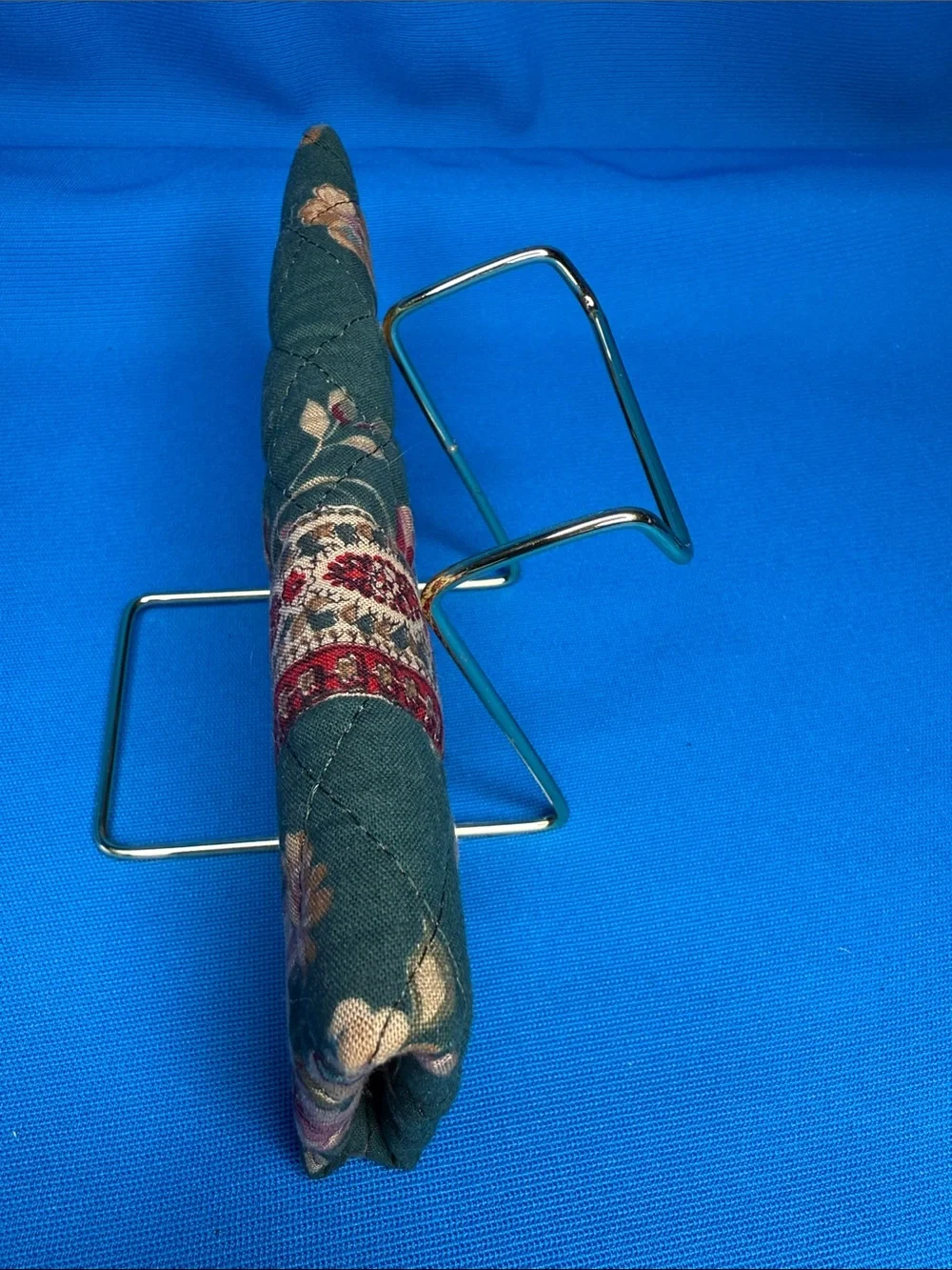 VERA BRADLEY VINTAGE GREENBRIAR PATTERN EYEGLASS EYEGLASSES HOLDER CASE CARRIER